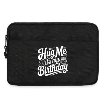 Prends-moi dans tes bras, c’est mon anniversaire - Sacoche pour ordinateur portable 13 pouces - noir - Devant