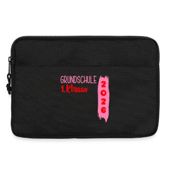 Grundschule 1. Klasse 2026 - Laptoptasche 13" - Schwarz - Vorne