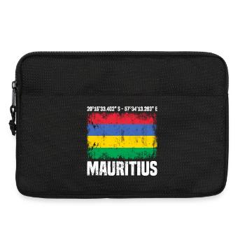 Coordonnées de Maurice - Sacoche pour ordinateur portable 13 pouces - noir - Devant