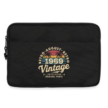 Vintage August 1969 Geburtstag August 1969 Berg - Laptoptasche 13" - Schwarz - Vorne
