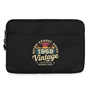 Vintage August 1968 Geburtstag August 1968 Berg - Laptoptasche 13" - Schwarz - Vorne