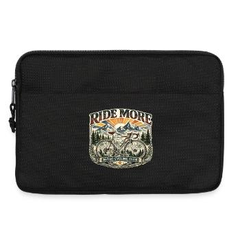Ride More Club Retro Cycling - Laptoptasche 13" - Schwarz - Vorne