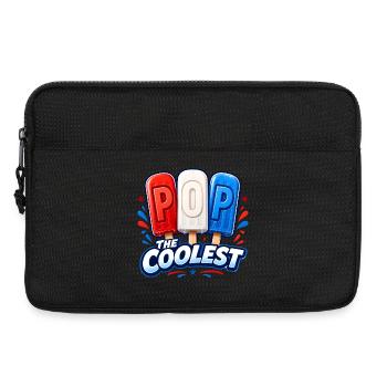 Lustiger Opa, der coolste Papa - Laptoptasche 13" - Schwarz - Vorne