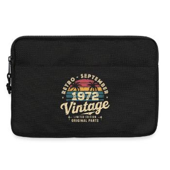 Vintage September 1972 Limited Edition September - Laptoptasche 13" - Schwarz - Vorne