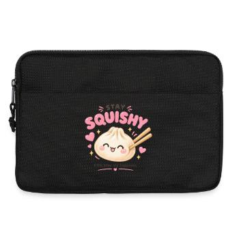 Reste mou - petites morsures. Grands bonheurs - Sacoche pour ordinateur portable 13 pouces - noir - Devant
