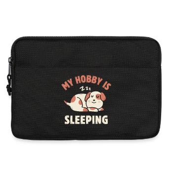 Mein Hobby ist das Schlafen - Laptoptasche 13" - Schwarz - Vorne