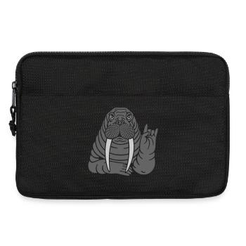 Walross - Laptoptasche 13" - Schwarz - Vorne