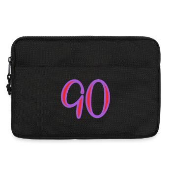 90. 90 JAHRE. 90-JÄHRIGES JUBILÄUM. 90-JÄHRIGES JUBILÄUM. - Laptoptasche 13" - Schwarz - Vorne