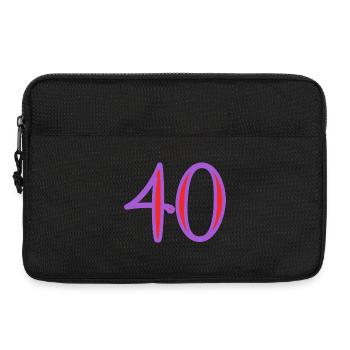 40 - Sacoche pour ordinateur portable 13 pouces - noir - Devant