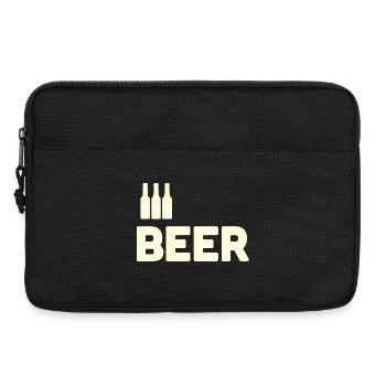 Amateurs de bière - Sacoche pour ordinateur portable 13 pouces - noir - Devant