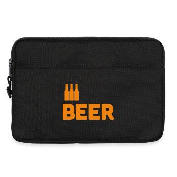 Amateurs de bière - Sacoche pour ordinateur portable 13 pouces - noir - Devant