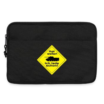 HUPT WEITER - Laptoptasche 13" - Schwarz - Vorne