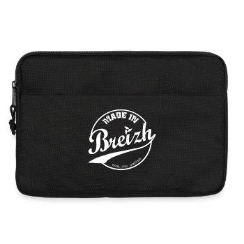 MADE IN BREIZH 100% pur Breton - Sacoche pour ordinateur portable 13 pouces - noir - Devant