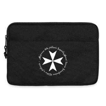 Croix de l'Ordre des Hospitaliers - Sacoche pour ordinateur portable 13 pouces - noir - Devant
