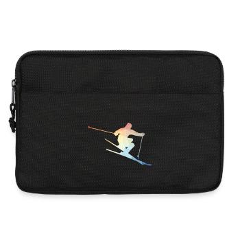 Skifahrer - Laptoptasche 13" - Schwarz - Vorne