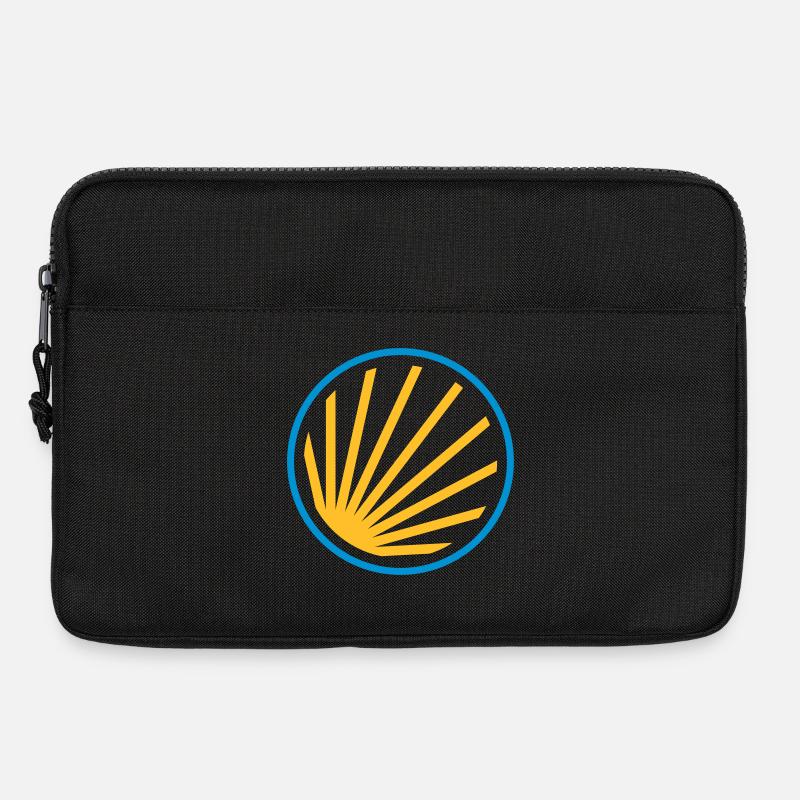 Muschel Symbol - Laptoptasche 13" - Schwarz