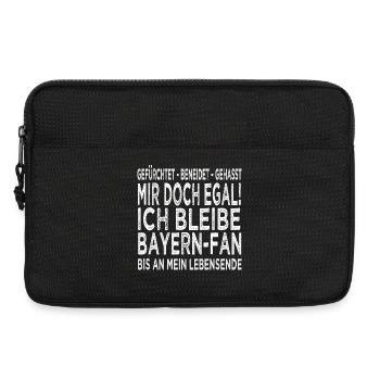 Bayern Fan - Laptoptasche 13" - Schwarz - Vorne