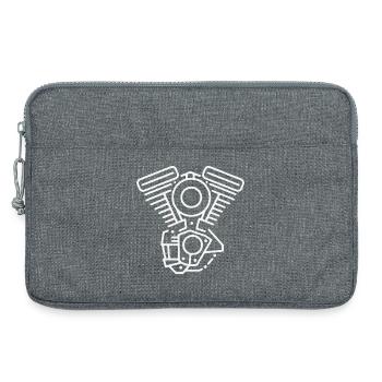 V Twin - Laptop bag 13" - heather grey - Front