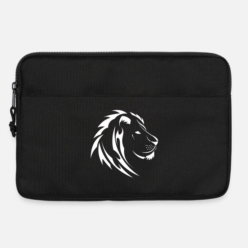Tribal Löwe - Laptoptasche 13" - Schwarz
