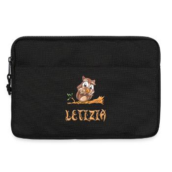 Eule Letizia - Laptoptasche 13" - Schwarz - Vorne