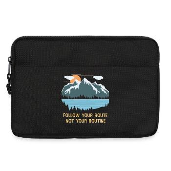 Berge - Laptoptasche 13" - Schwarz - Vorne
