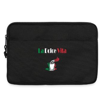 La Dolce Vita café - Sacoche pour ordinateur portable 13 pouces - noir - Devant