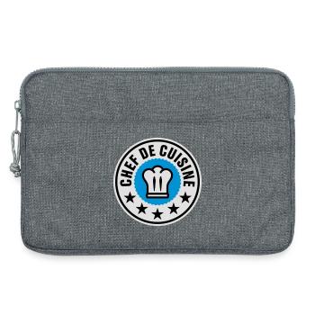 Chef de Cuisine - Laptoptasche 13" - Grau meliert - Vorne