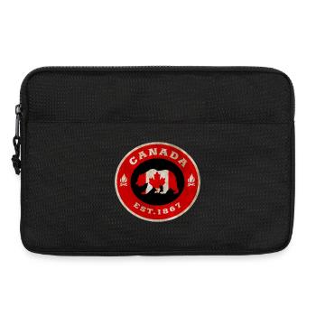 Canada Ours Vintage / Cadeau - Sacoche pour ordinateur portable 13 pouces - noir - Devant