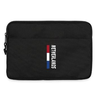 Pays-Bas / Cadeau / Idée cadeau - Sacoche pour ordinateur portable 13 pouces - noir - Devant