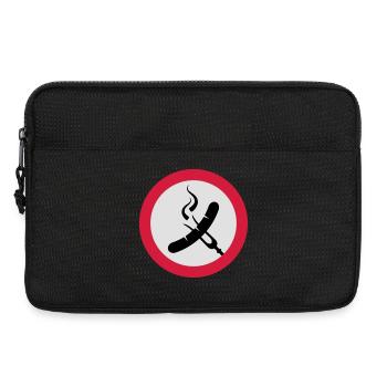 Grillwurst | BBQ Sausages - Laptop bag 13" - black - Front