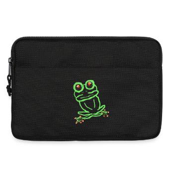 grenouille - Sacoche pour ordinateur portable 13 pouces - noir - Devant