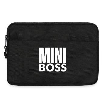 Sohn Tochter Baby Kleinkind Partnerlook Familie - Laptoptasche 13" - Schwarz - Vorne