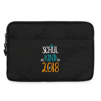 Kita Abgänger Schulkind Einschulung Kindergarten - Laptoptasche 13" - Schwarz - Vorne