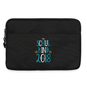 Kita Abgänger Schulkind Einschulung Kindergarten - Laptoptasche 13" - Schwarz - Vorne