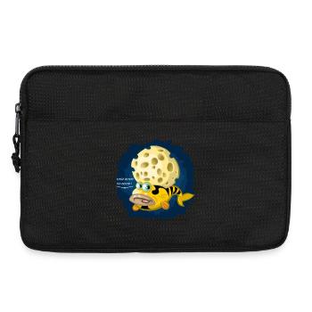 Funky Fisch - Laptoptasche 13" - Schwarz - Vorne