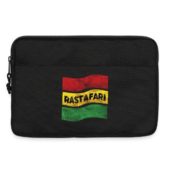 Rastafari Drapeau - Sacoche pour ordinateur portable 13 pouces - noir - Devant
