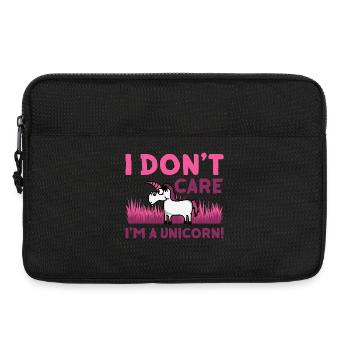 Unicorn unicorns horse horses mare mythical creatures - Laptop bag 13" - black - Front
