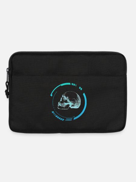 Menschenkopfröntgenbild - Laptoptasche 13" - Schwarz
