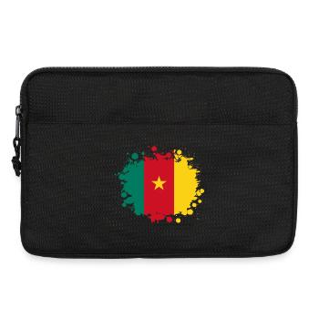 Cameroon Becks / Gift Flag Camerun - Laptop bag 13" - black - Front