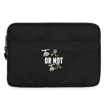 To Bee Or Not To Bee - Laptoptasche 13" - Schwarz - Vorne