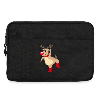 Rennes Rudolf Elch Noël Nez Rouge - Sacoche pour ordinateur portable 13 pouces - noir - Devant