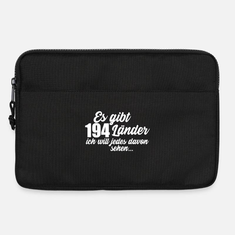 There are 194 countries white - Laptop bag 13" - black