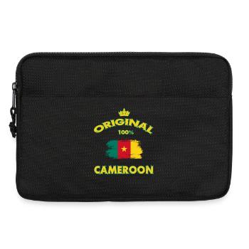 Kamerun Original 100% / Geschenk Afrika - Laptoptasche 13" - Schwarz - Vorne