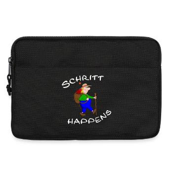wanderlust - Laptop bag 13" - black - Front