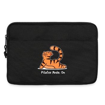Funny Cat Pilates Fitness Entraînement - Sacoche pour ordinateur portable 13 pouces - noir - Devant