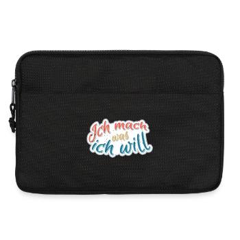 Ich mach was Ich will - Laptoptasche 13" - Schwarz - Vorne