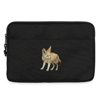Fox Fennek Wild Dog Wilderness Animal Photo Gift - Laptop bag 13" - black - Front