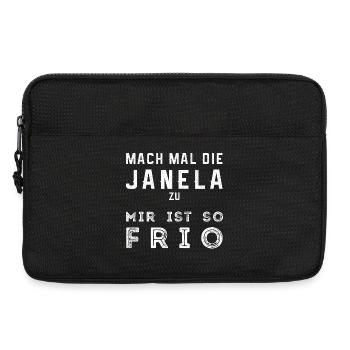 Brasilien Brasilianer Deutschland Geschenk lustig - Laptoptasche 13" - Schwarz - Vorne
