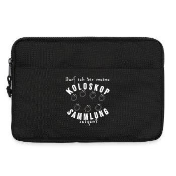 Arzt Innere Medizin Internist Koloskop Geschenk - Laptoptasche 13" - Schwarz - Vorne