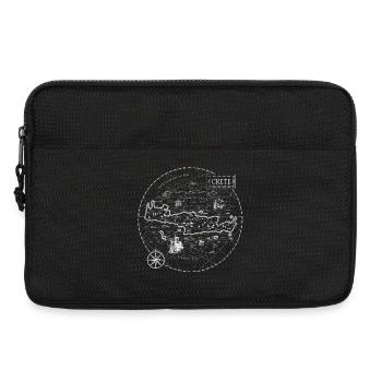 Vintage Karte Kreta - Laptoptasche 13" - Schwarz - Vorne